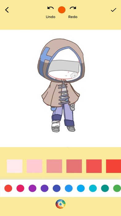 Emulate iPhone app Gacha Life Coloring Masters using MyAndroid