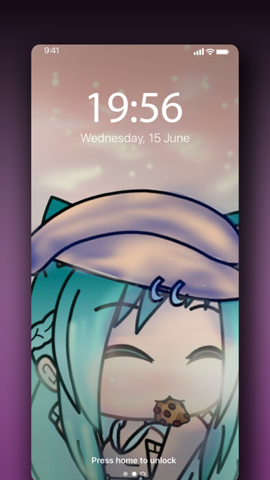 Emulate iPhone app Gacha Life Wallpaper HD using MyAndroid
