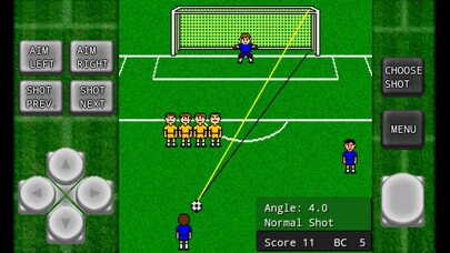 Emulate iPhone app Gachinko Football: Free Kick using MyAndroid
