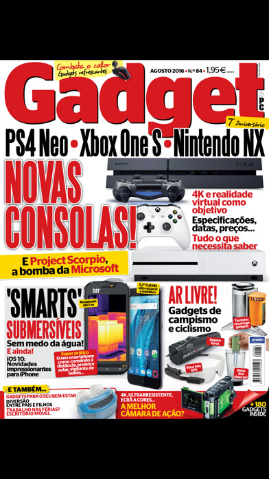 Emulate iPhone app Gadget revista (Português) using MyAndroid