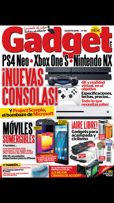 Emulate iPhone app Gadget revista using MyAndroid