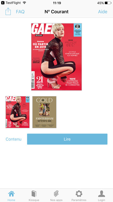 Emulate iPhone app Gael Magazine using MyAndroid Emulate iPhone app Gael Magazine using MyAndroid