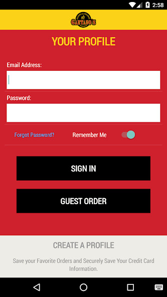 Run android online APK Gaetano’s Pizza from MyAndroid or emulate Gaetano’s Pizza using MyAndroid