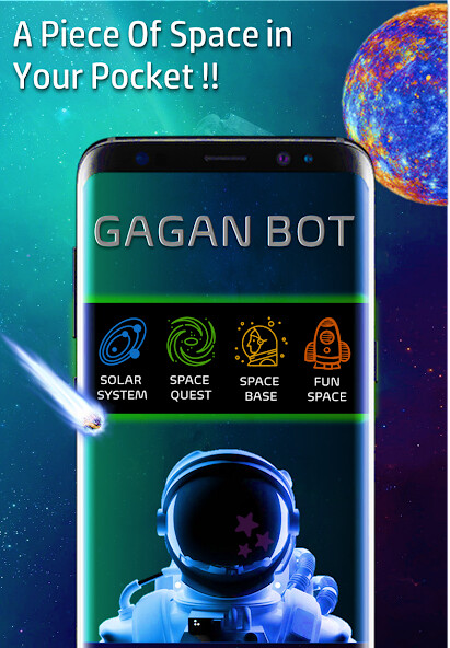 Run android online APK GaganBot - Feel The Space from MyAndroid or emulate GaganBot - Feel The Space using MyAndroid Run android online APK GaganBot - Feel The Space from MyAndroid or emulate GaganBot - Feel The Space using MyAndroid