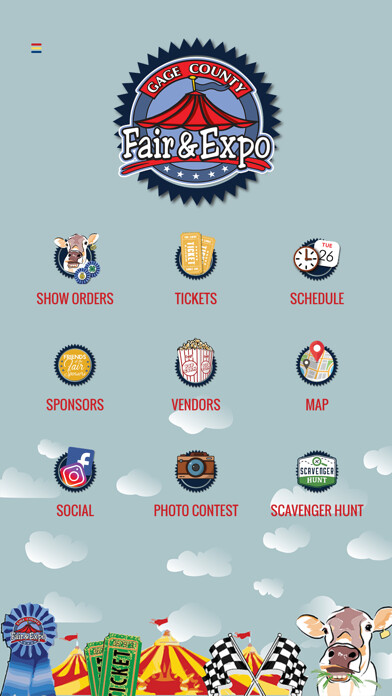 Emulate iPhone app Gage County Fair using MyAndroid