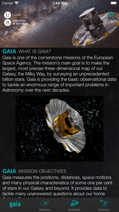 Emulate iPhone app Gaia Mission using MyAndroid Emulate iPhone app Gaia Mission using MyAndroid