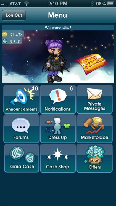 Emulate iPhone app Gaia On The Go using MyAndroid Emulate iPhone app Gaia On The Go using MyAndroid