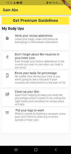 Run android online APK Gain ABS from MyAndroid or emulate Gain ABS using MyAndroid