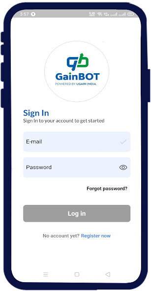 Run android online APK GainBOT from MyAndroid or emulate GainBOT using MyAndroid