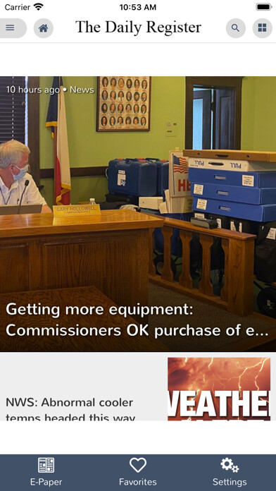 Emulate iPhone app Gainesville Daily Register using MyAndroid Emulate iPhone app Gainesville Daily Register using MyAndroid