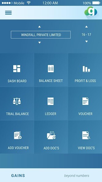 Run android online APK GAINS : Inventory, Billing & Accounting with GST from MyAndroid or emulate GAINS : Inventory, Billing & Accounting with GST using MyAndroid