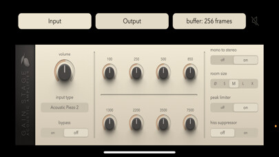 Emulate iPhone app Gain Stage Acoustic using MyAndroid Emulate iPhone app Gain Stage Acoustic using MyAndroid