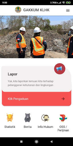 Run android online APK Gakkum KLHK from MyAndroid or emulate Gakkum KLHK using MyAndroid