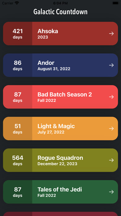 Emulate iPhone app Galactic Countdown using MyAndroid Emulate iPhone app Galactic Countdown using MyAndroid