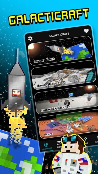 Emulate iPhone app Galactic Craft Mods Guide Pro for Minecraft PC using MyAndroid