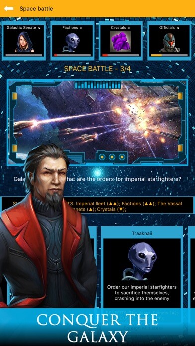 Emulate iPhone app Galactic Emperor: Space RPG using MyAndroid Emulate iPhone app Galactic Emperor: Space RPG using MyAndroid