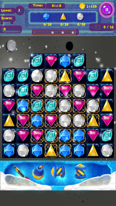 Emulate iPhone app Galactic Jewel Hunter using MyAndroid Emulate iPhone app Galactic Jewel Hunter using MyAndroid