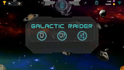 Emulate iPhone app Galactic Raider using MyAndroid
