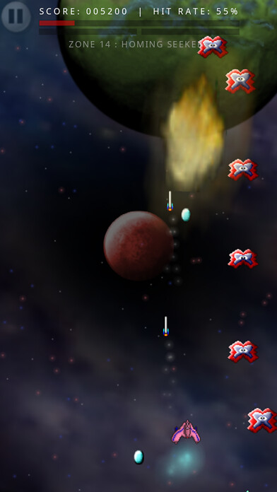 Emulate iPhone app Galaforce Worlds using MyAndroid