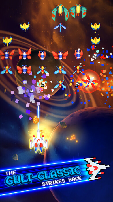 Emulate iPhone app Galaga Wars+ using MyAndroid Emulate iPhone app Galaga Wars+ using MyAndroid