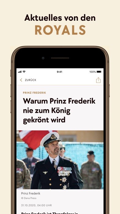 Emulate iPhone app Gala Star News: Promis, Royals using MyAndroid