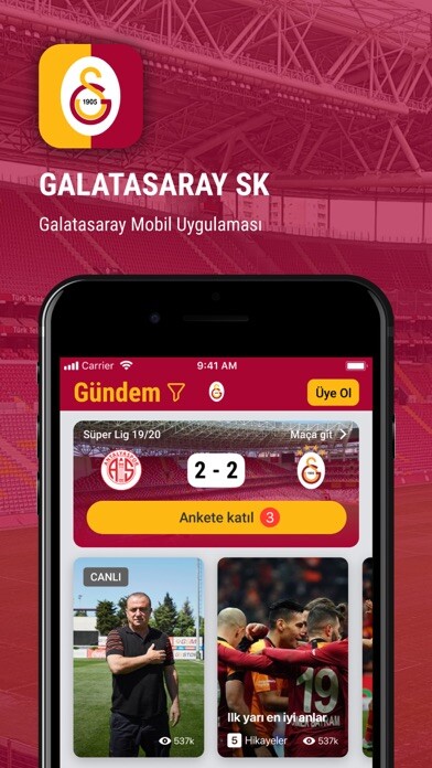 Emulate iPhone app Galatasaray SK using MyAndroid Emulate iPhone app Galatasaray SK using MyAndroid
