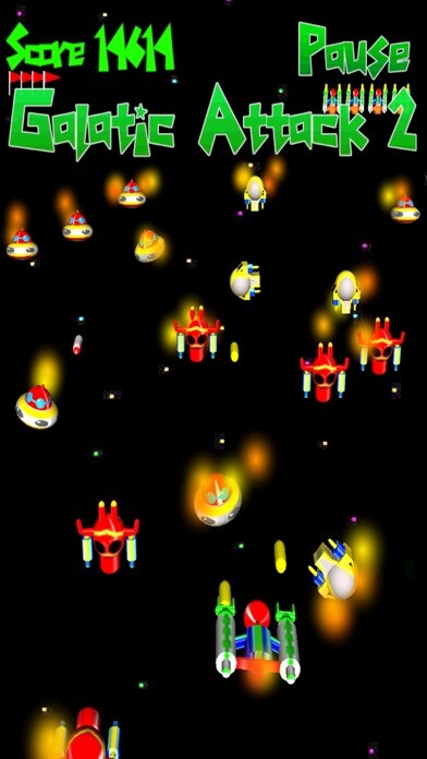 Emulate iPhone app Galatic Attack 2 using MyAndroid