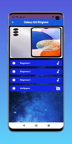 Run android online APK Galaxy A23 Ringtone from MyAndroid or emulate Galaxy A23 Ringtone using MyAndroid