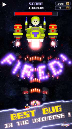 Emulate Android APK Galaxy bug : Space shooter