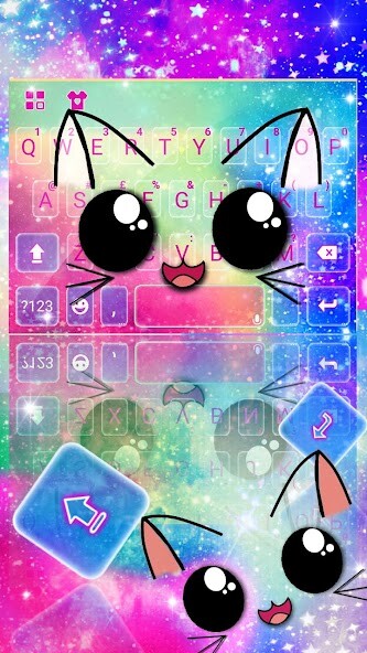 Run android online APK Galaxy Cuteness Kitty Keyboard Theme from MyAndroid or emulate Galaxy Cuteness Kitty Keyboard Theme using MyAndroid
