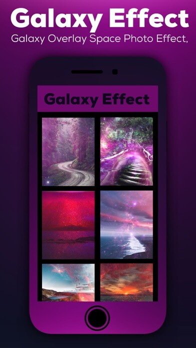 Emulate iPhone app Galaxy Effect Overlay Photo using MyAndroid