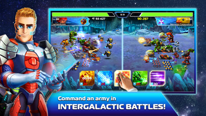 Emulate iPhone app Galaxy Heroes: strategies using MyAndroid