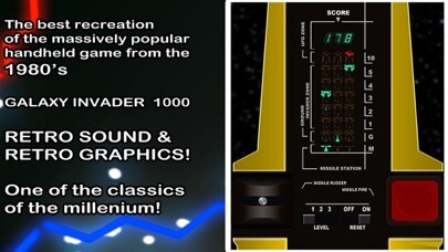 Emulate iPhone app Galaxy Invader 1000 using MyAndroid