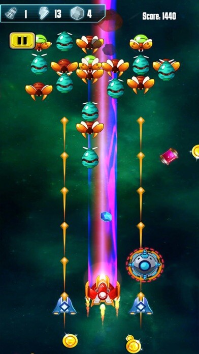 Emulate iPhone app Galaxy Invader Shooter using MyAndroid Emulate iPhone app Galaxy Invader Shooter using MyAndroid