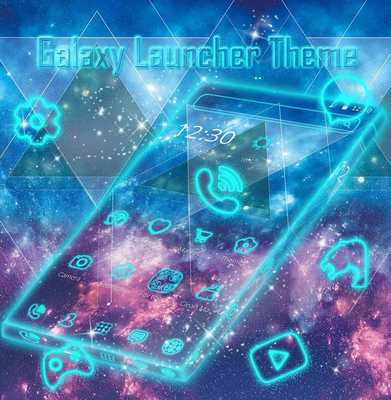 Emulate Android APK Galaxy neon star galaxy Theme Emulate Android APK Galaxy neon star galaxy Theme