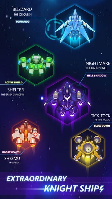 Emulate iPhone app Galaxy Strike: Space Shooting Squadron using MyAndroid