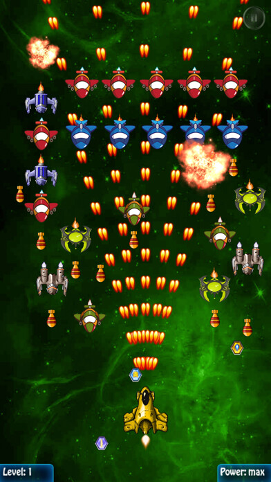 Emulate iPhone app Galaxy Warrior - Space Shooter using MyAndroid