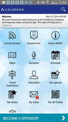 Emulate Android APK Galderma Congress