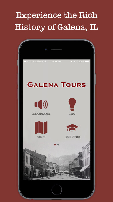 Emulate iPhone app Galena Tours using MyAndroid