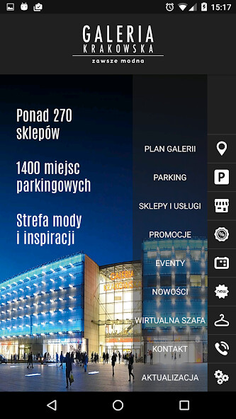 Run android online APK Galeria Krakowska - mobile app from MyAndroid or emulate Galeria Krakowska - mobile app using MyAndroid