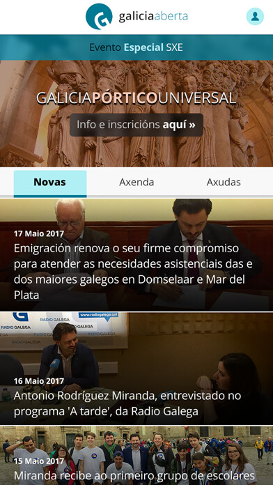 Emulate iPhone app GaliciaAberta using MyAndroid Emulate iPhone app GaliciaAberta using MyAndroid