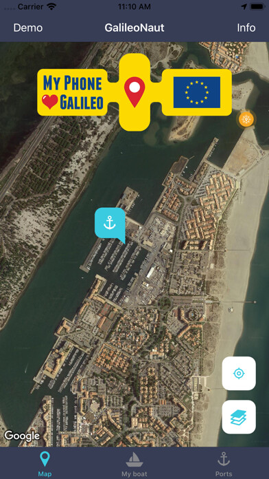 Emulate iPhone app GalileoNaut using MyAndroid