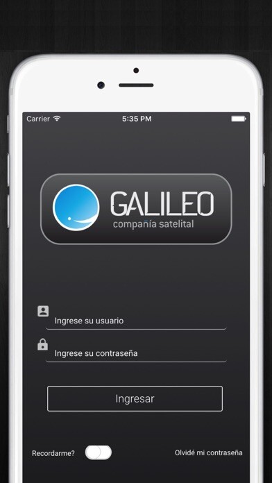 Emulate iPhone app Galileo Satelital using MyAndroid
