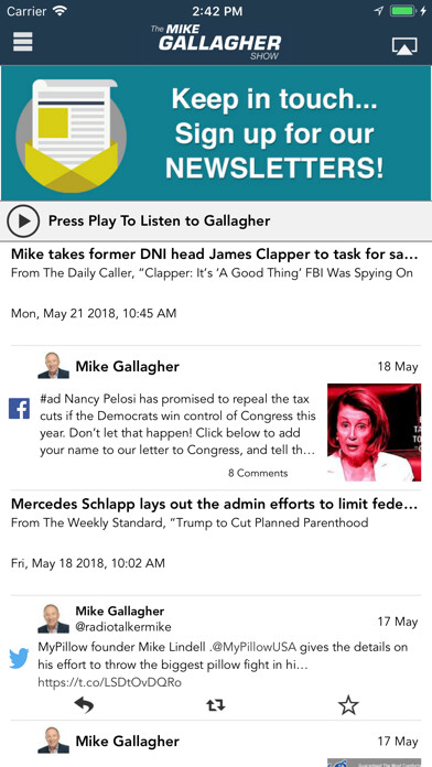 Emulate iPhone app Gallagher using MyAndroid
