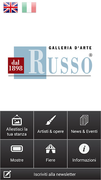 Emulate Android APK Galleria Darte Russo