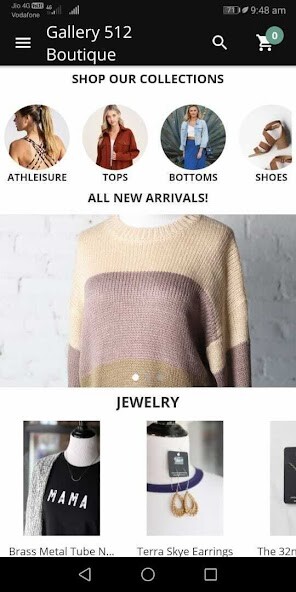 Run android online APK Gallery 512 Boutique from MyAndroid or emulate Gallery 512 Boutique using MyAndroid