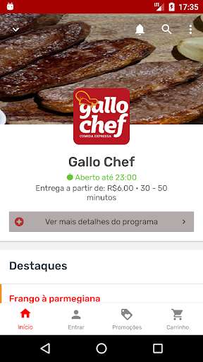 Run android online APK Gallo Chef from MyAndroid or emulate Gallo Chef using MyAndroid