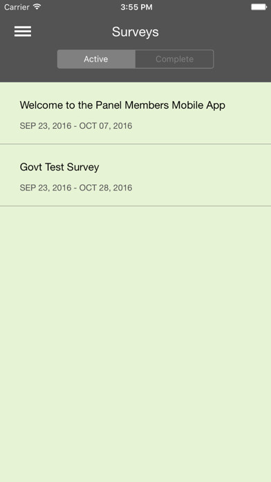 Emulate iPhone app Gallup Panel using MyAndroid