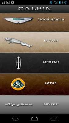 Emulate Android APK Galpin Motors Automotive App