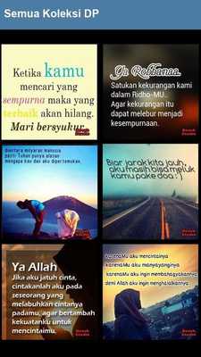 Emulate Android APK Gambar Kata DP Cinta Islami Penyejuk Hati